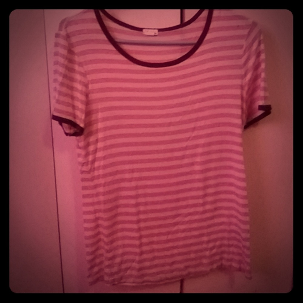 Red And White stripes Shirt